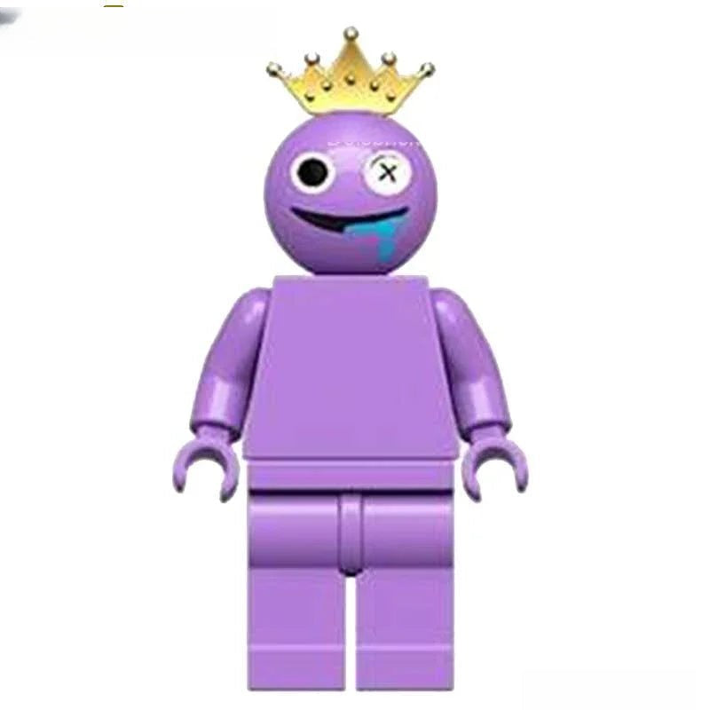 Rainbow Friends Pink (Blue) Character Minifigure Toy