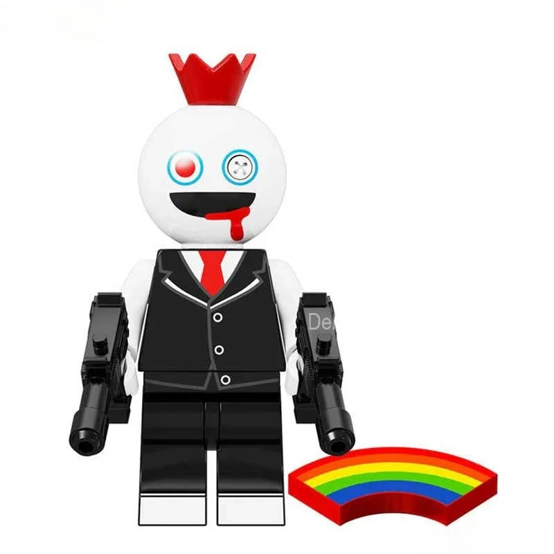 Rainbow Friends White Minifigure Toy