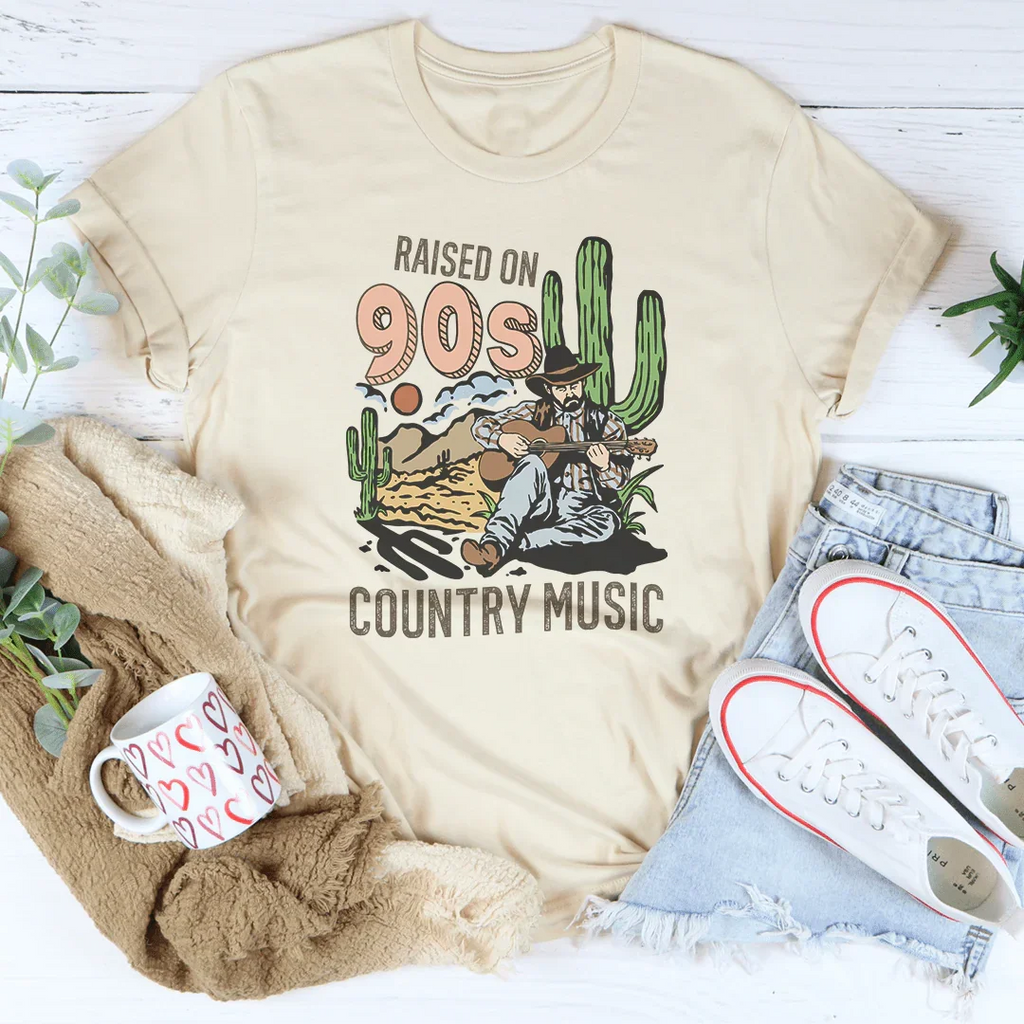 Raised On Country Music Tee