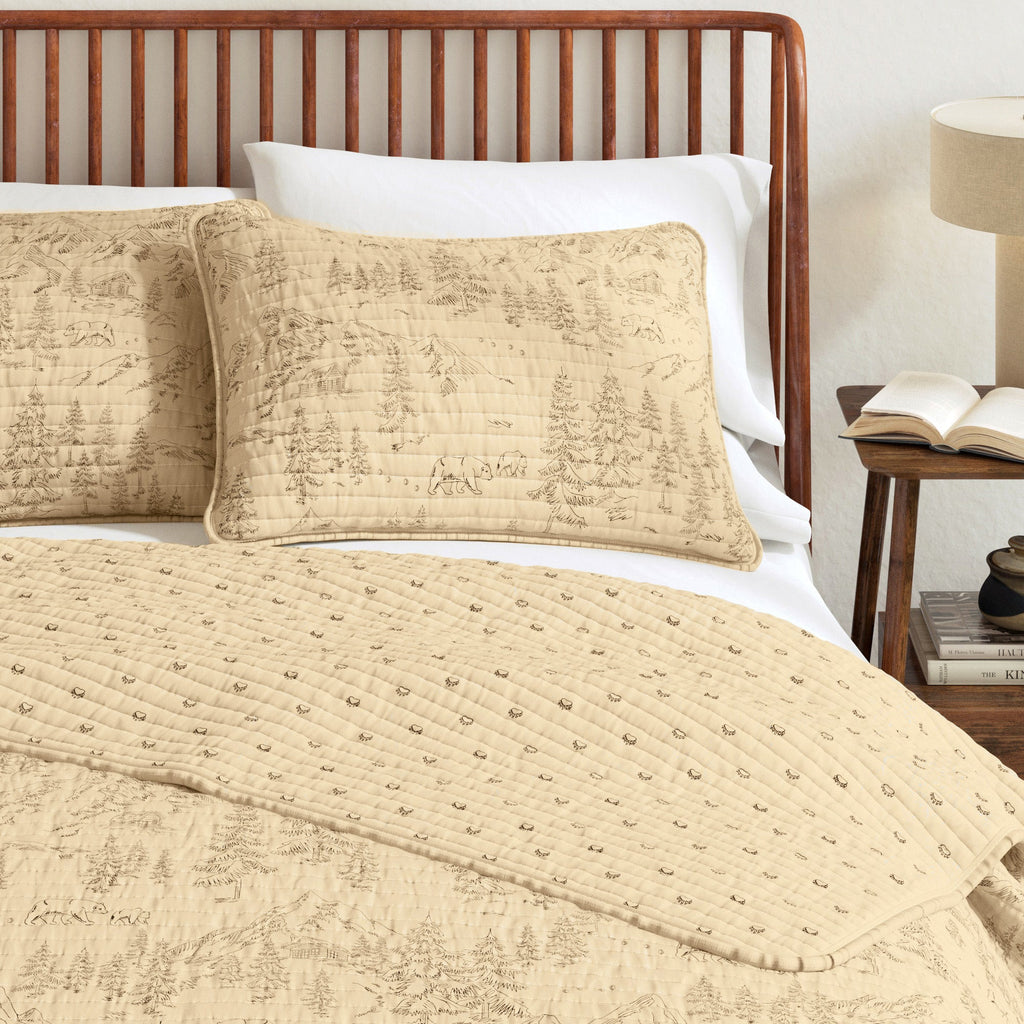 Lodge Printed Quilt - Moonlight Ridge