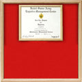 US Marine Corp Certificate Display Case.