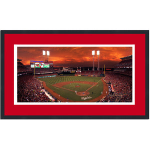 Framed Great American Ballpark Cincinnati Reds MLB 16x24 Baseball Photo Professionally Matted