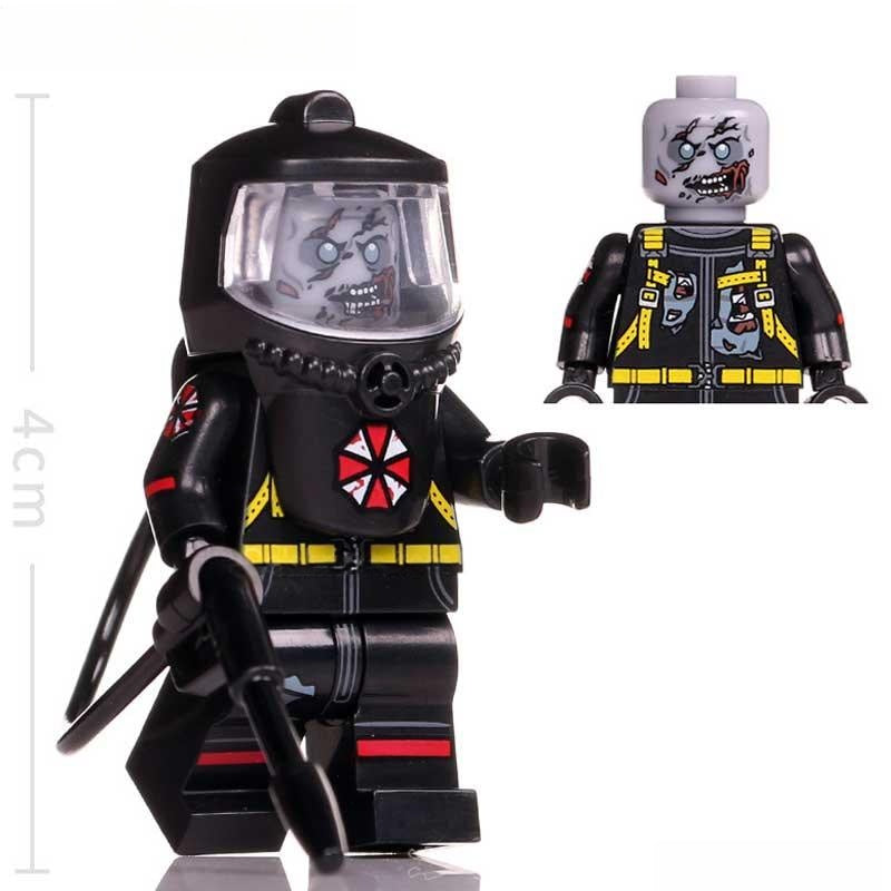 Resident Evil Hazmat Zombie Minifigure Toy
