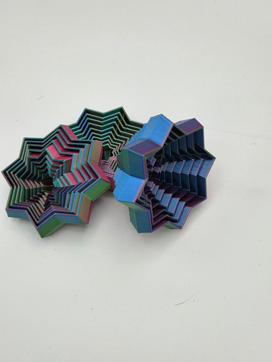 3D Printed Star Fidget Toy