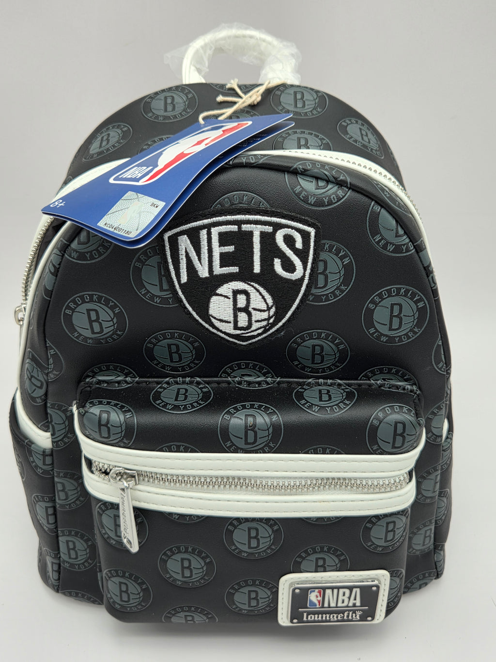 NBA Brooklyn Nets Logo Mini Backpack Loungefly