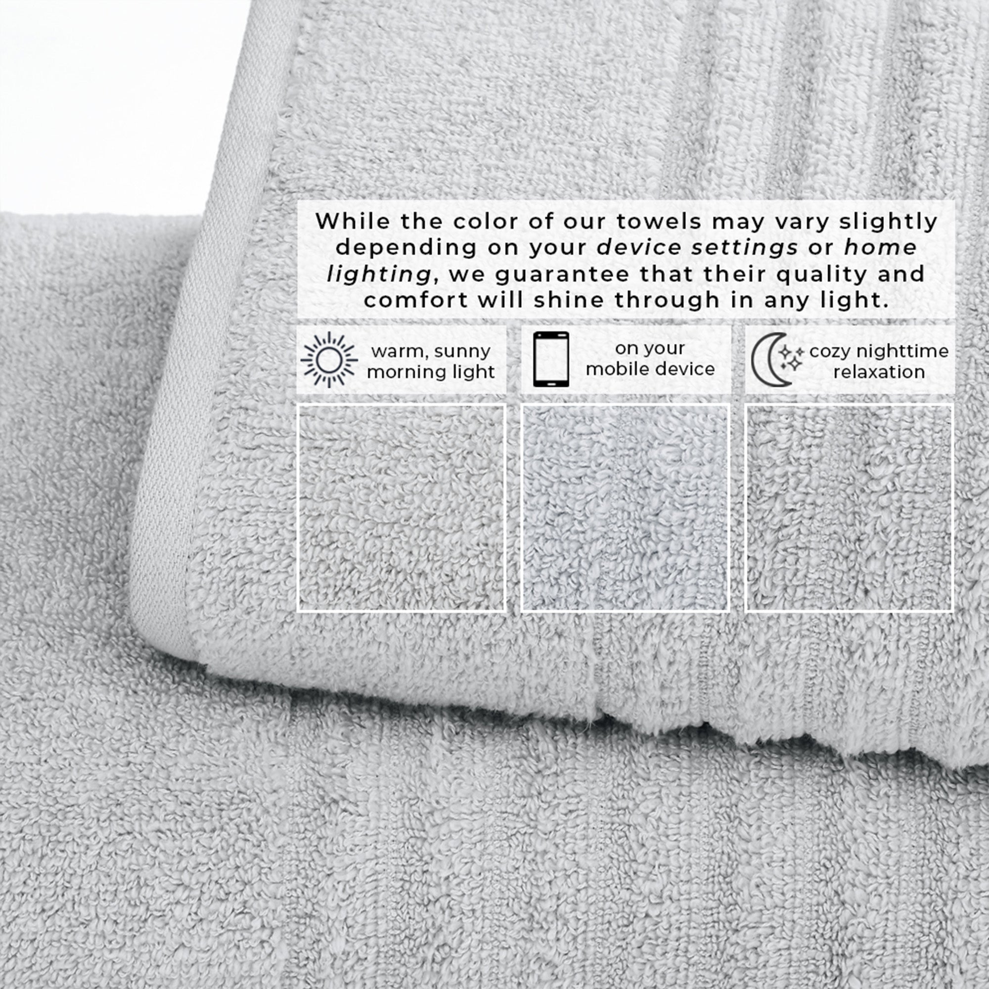 Luxury Combed Cotton Bath Towel Set - Karina Collection
