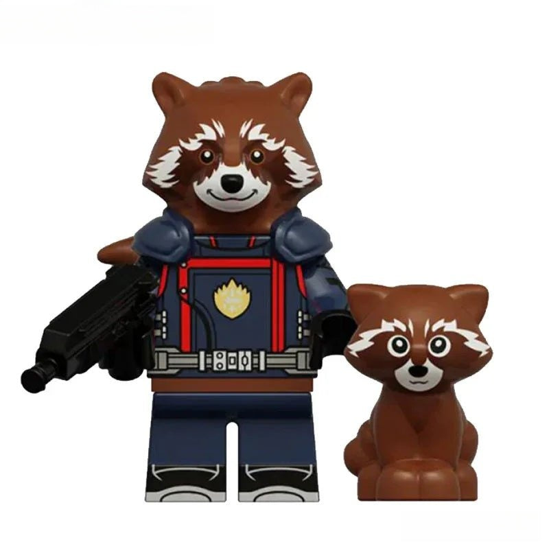 Rocket Raccoon Guardians of the Galaxy Minifigure Toy