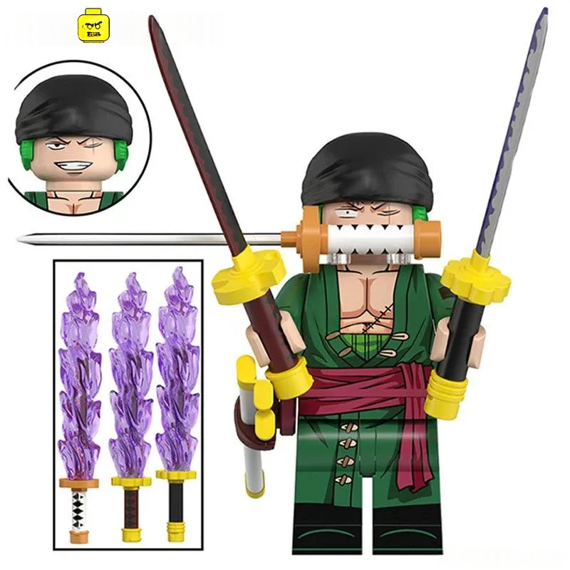 Roronoa Zoro from ONE PIECE Anime Minifigure Toy 12