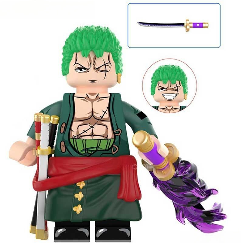 Roronoa Zoro from One Piece Lego Anime Minifigures Custom Toys 6