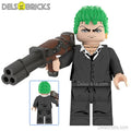 Roronoa Zoro One Piece Lego Anime Minifigure 8