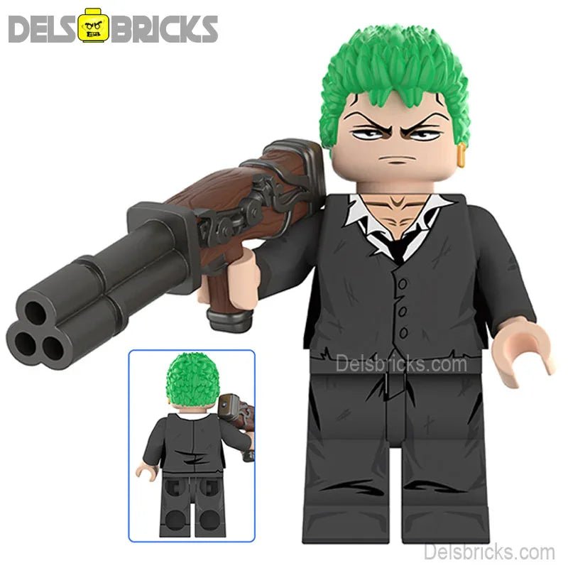 Roronoa Zoro One Piece Lego Anime Minifigure 8