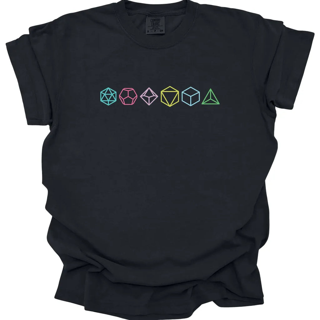 Row of Dice T-Shirt - Comfort Colors