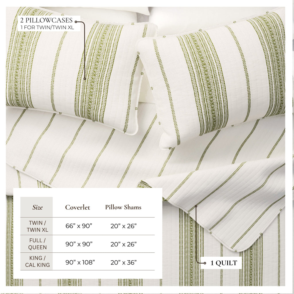 Stripe Quilt - Wesley Collection
