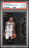 Graded 2023 Panini Select Victor Wembanyama #121 Rookie RC Basketball Card PSA 10 Gem Mint