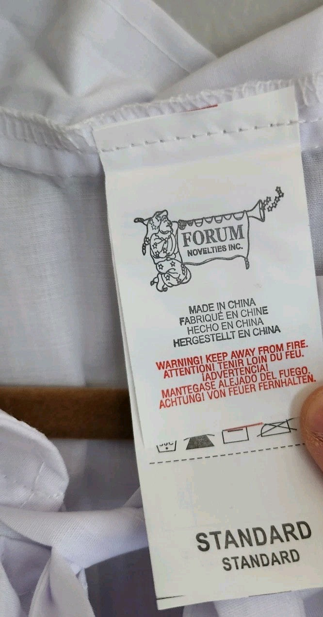 Forum Novelties Men's Vampire Pirate Shirt Chemise White One Size