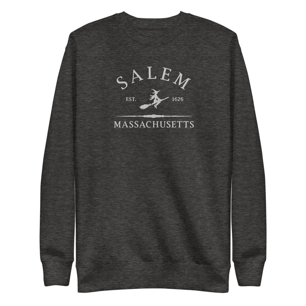 Salem Massachusetts Embroidered Sweatshirt