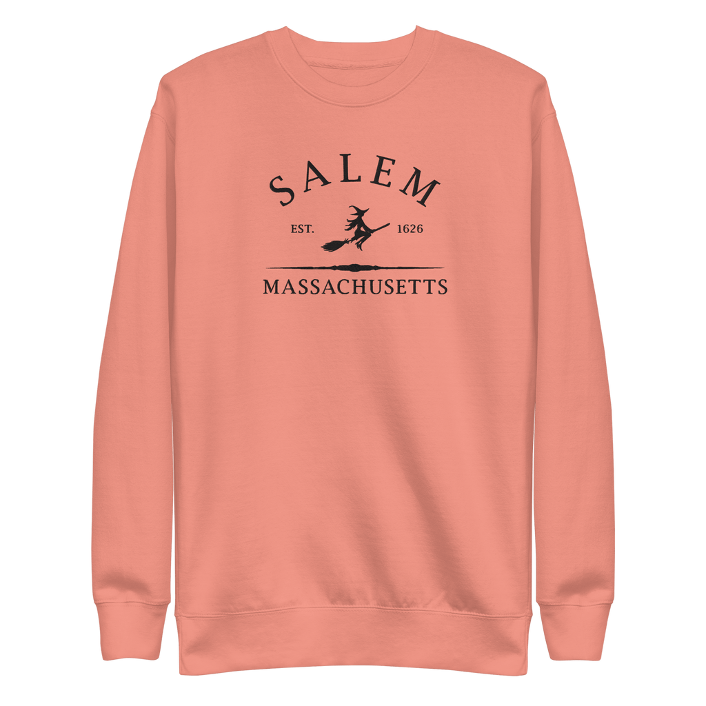 Salem Massachusetts Embroidered Sweatshirt