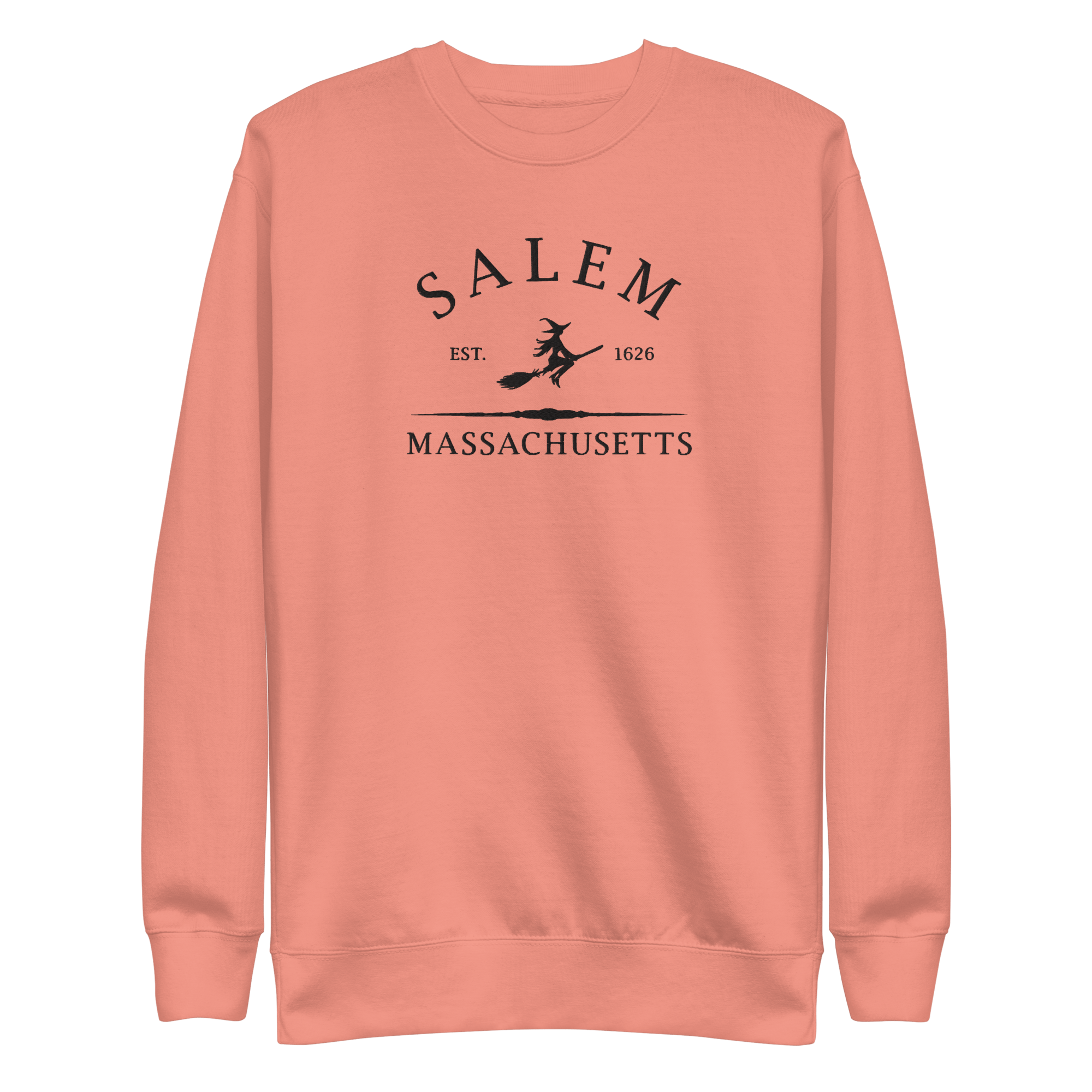 Salem Massachusetts Embroidered Sweatshirt