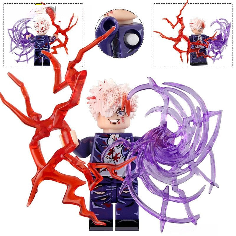 satoru Gojo Jujutsu kaisen Lego Anime Minifigures Custom Toys 4