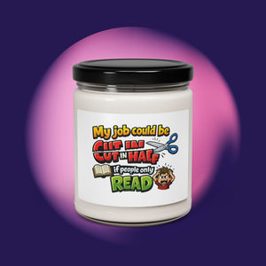 Scented soy candle