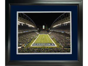 Framed Lumen Field Seattle Seahawks 11"x14" Football Photo Professionally Matted