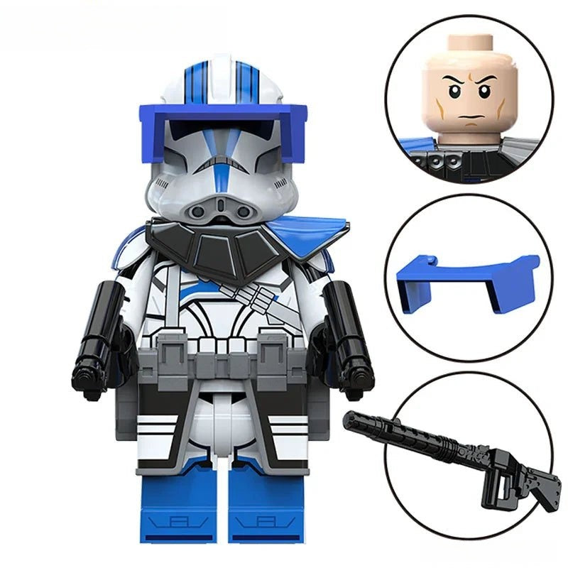 Sgt. Appo 501st Clone trooper Star Wars Minifigure Toy S3