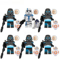 Shadow Stormtrooper set of 6 Lego Star Wars Minifigures Custom Toys
