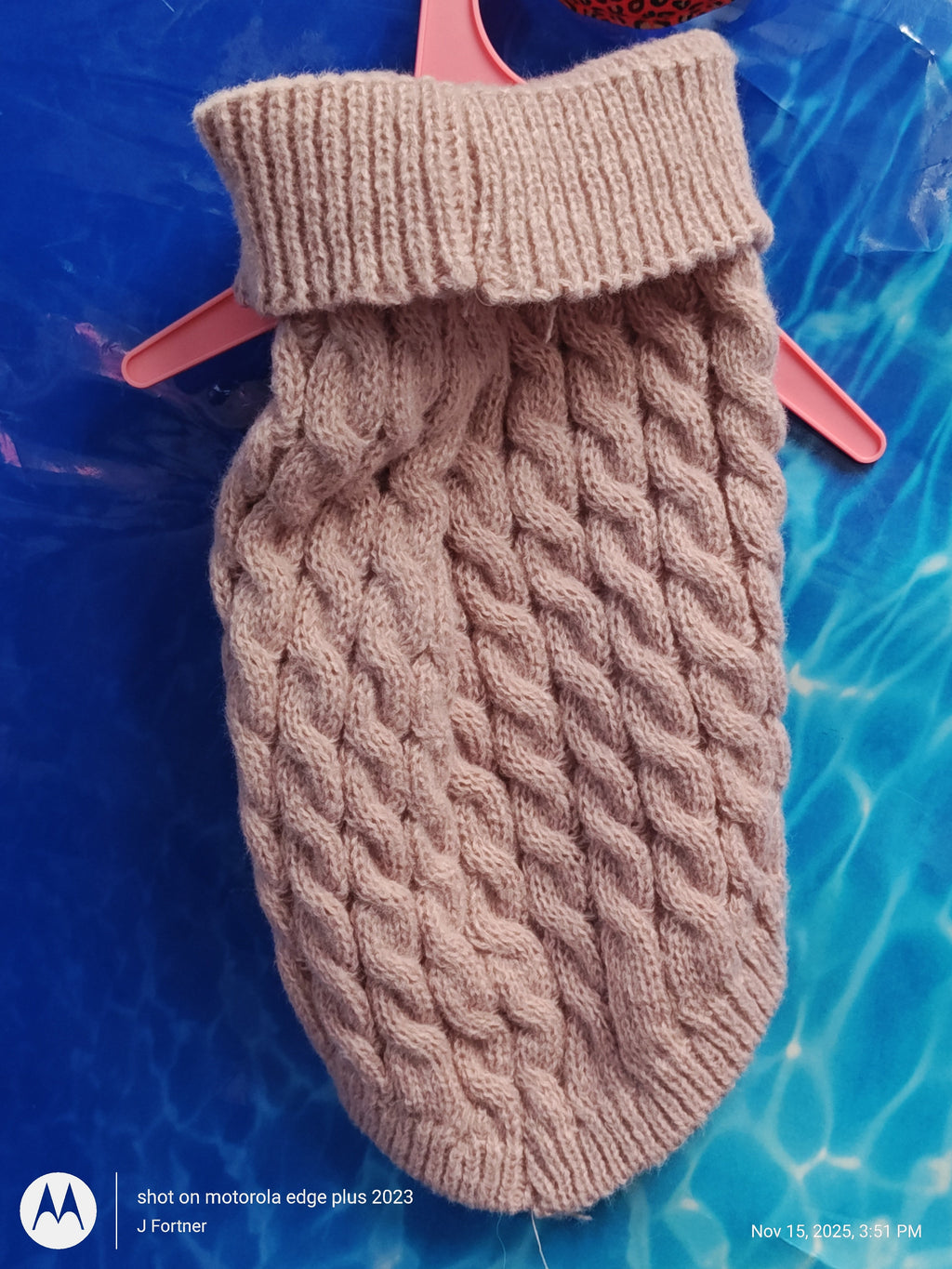 Knitted Sweater with Collar - Pullover Super Soft Cotton -Choose Color