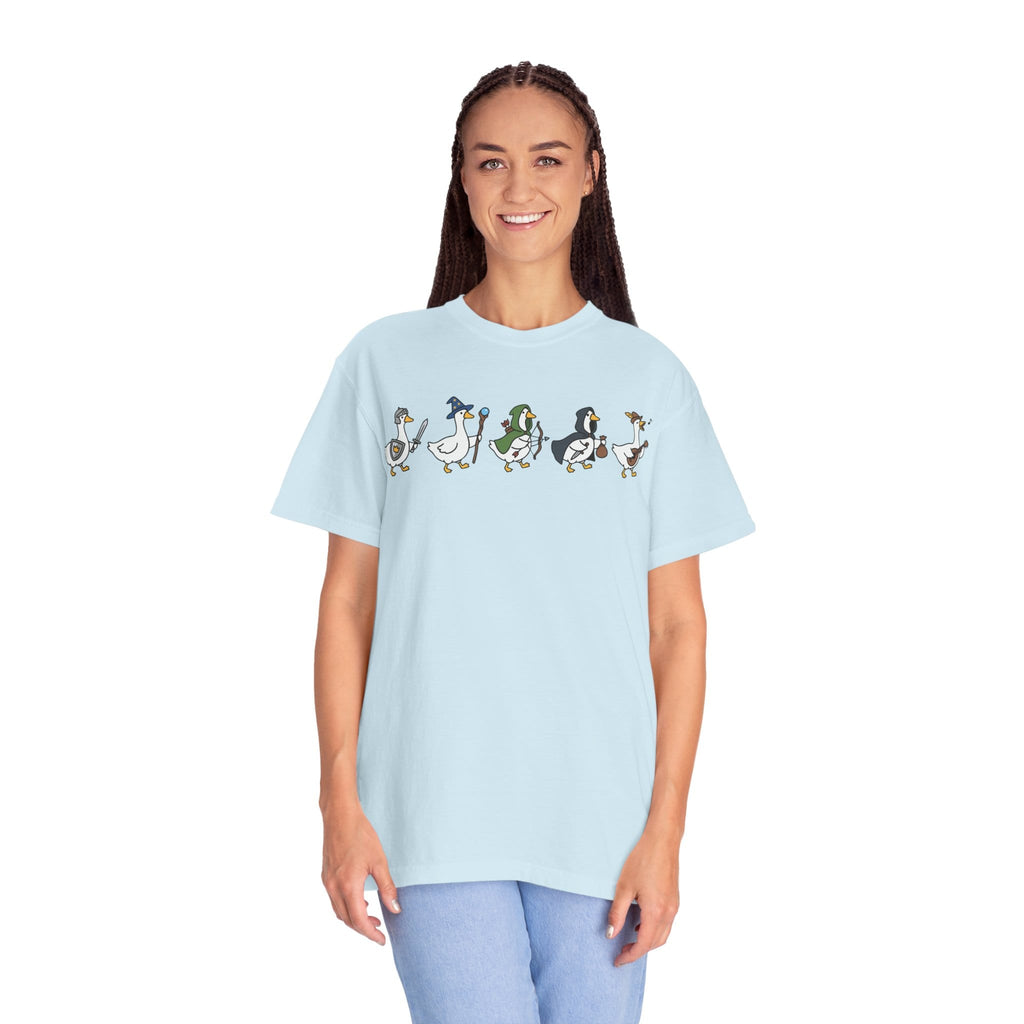Silly Goose Adventurers Funny D&D T-Shirt - Comfort Colors