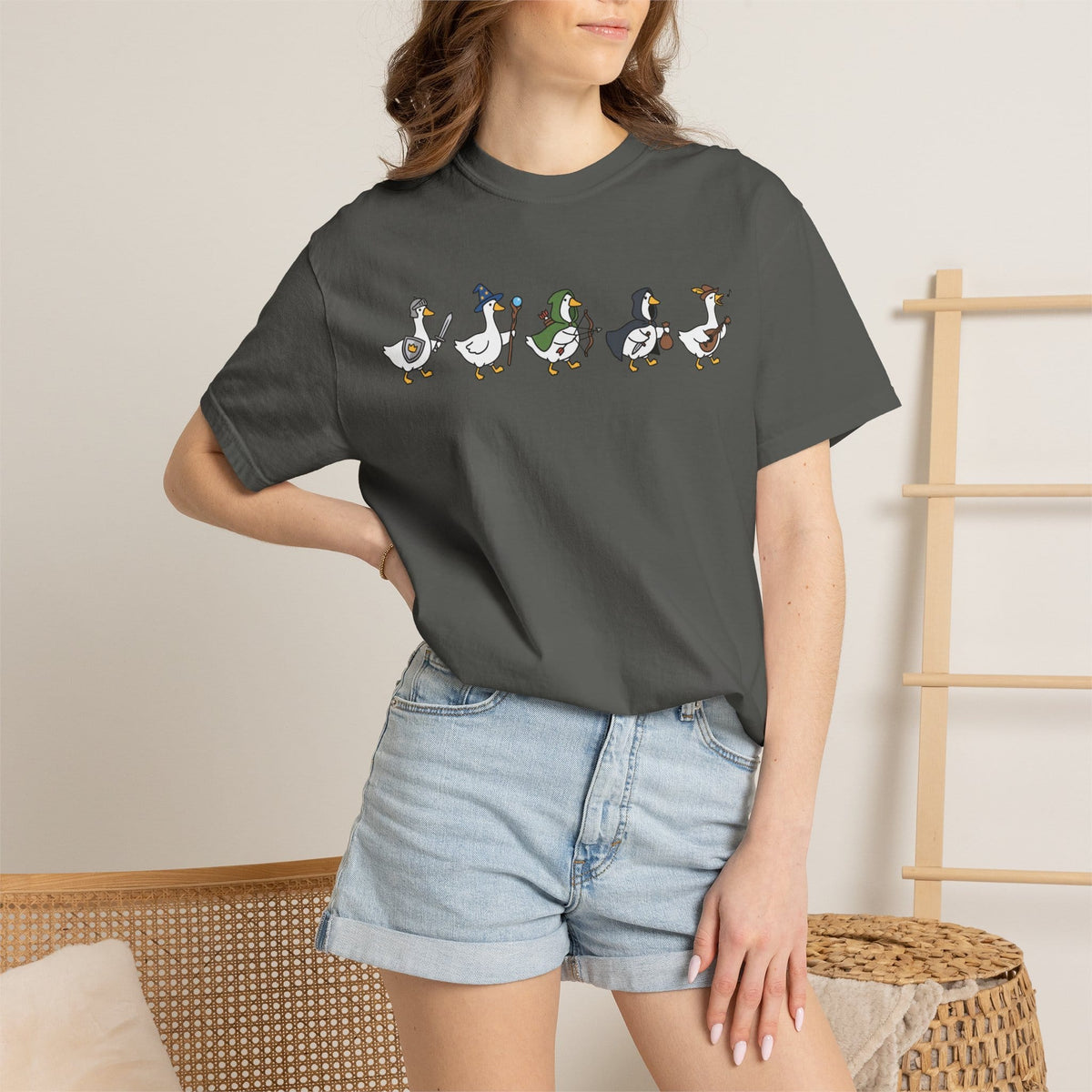 Silly Goose Adventurers Funny D&D T-Shirt - Comfort Colors
