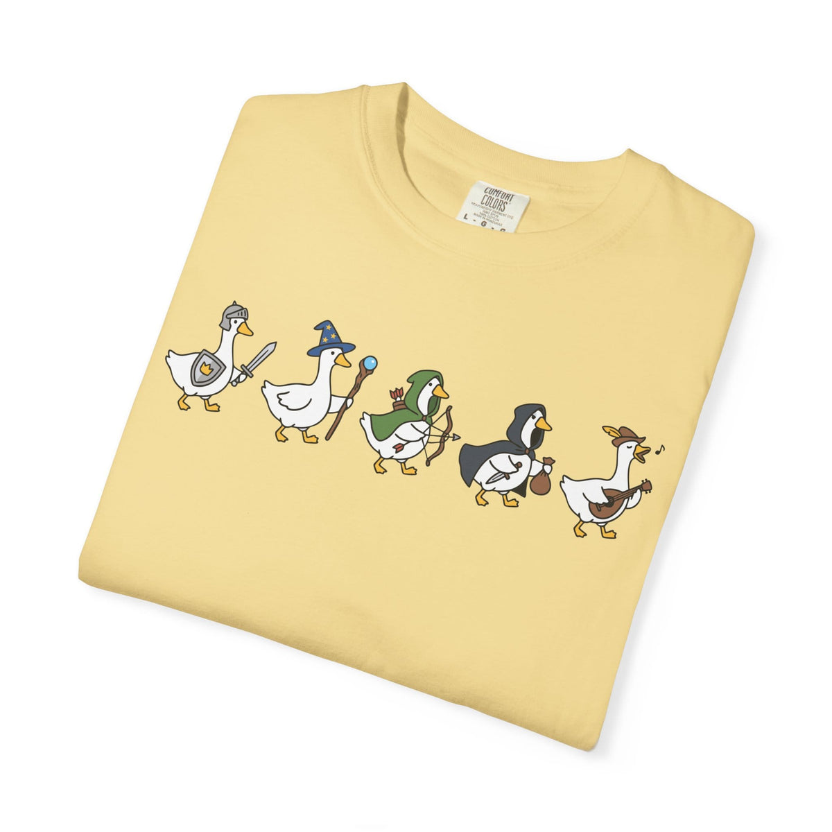 Silly Goose Adventurers Funny D&D T-Shirt - Comfort Colors