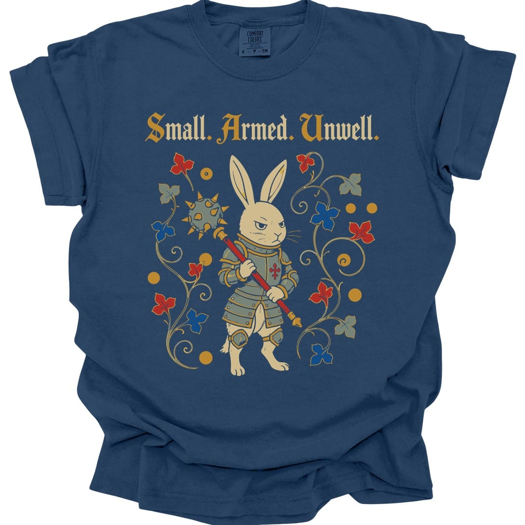 Small Armed Unwell T-Shirt - Comfort Colors