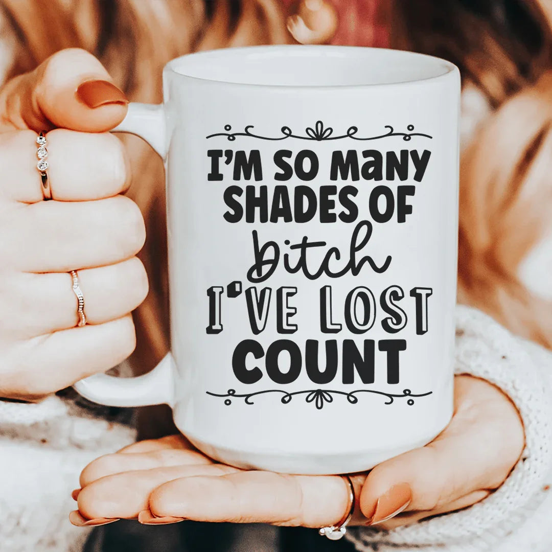 So Many Shades Ceramic Mug 15 oz