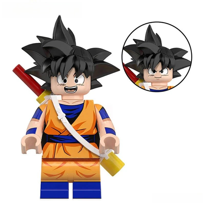 Son Goku Dragon Ball Z Super Lego Minifigures Best Custom Anime Toys G-11