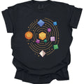 Space Dice Solar System T-shirt - Comfort Colors