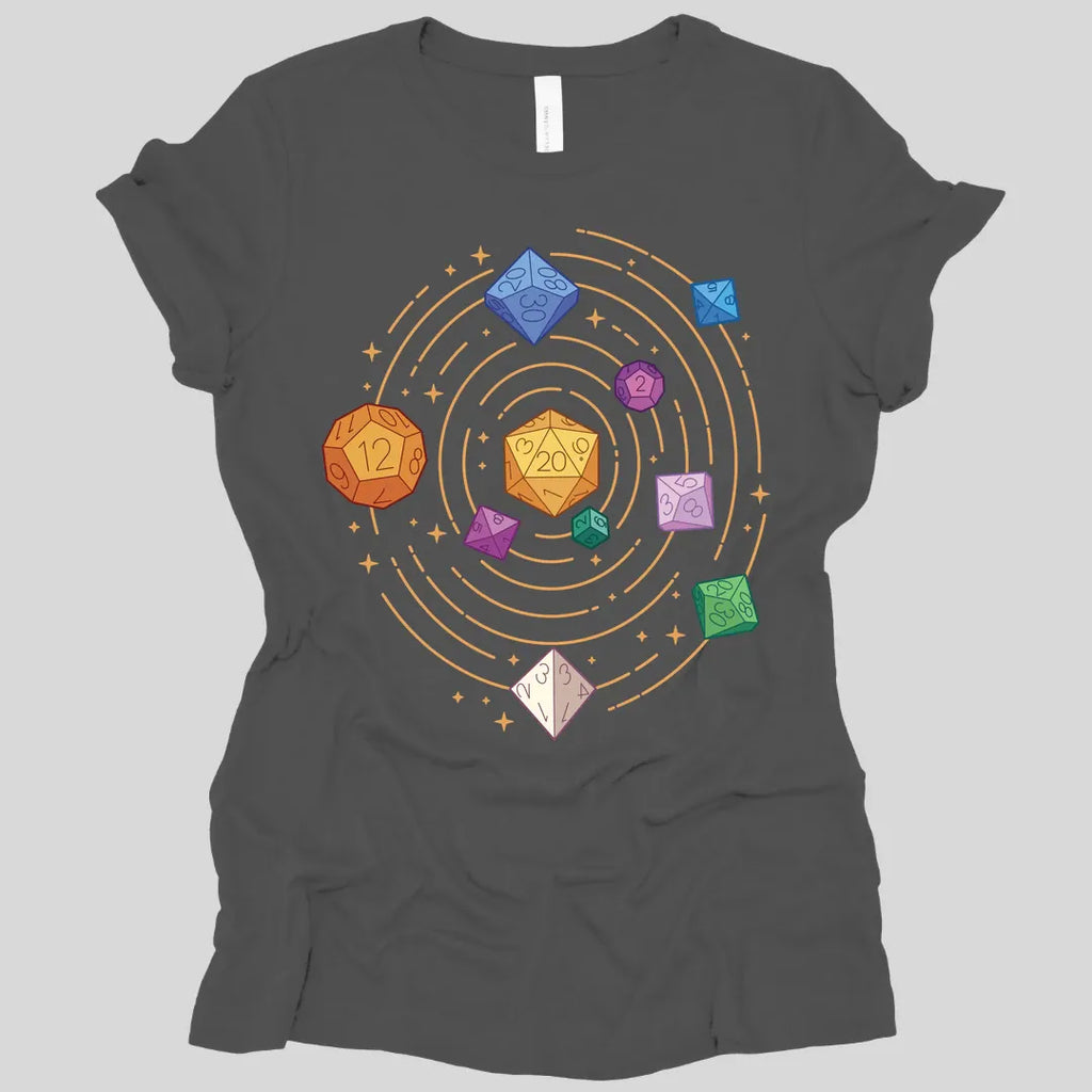 Space Dice Solar System Women's T-shirt
