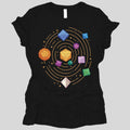 Space Dice Solar System Women's T-shirt
