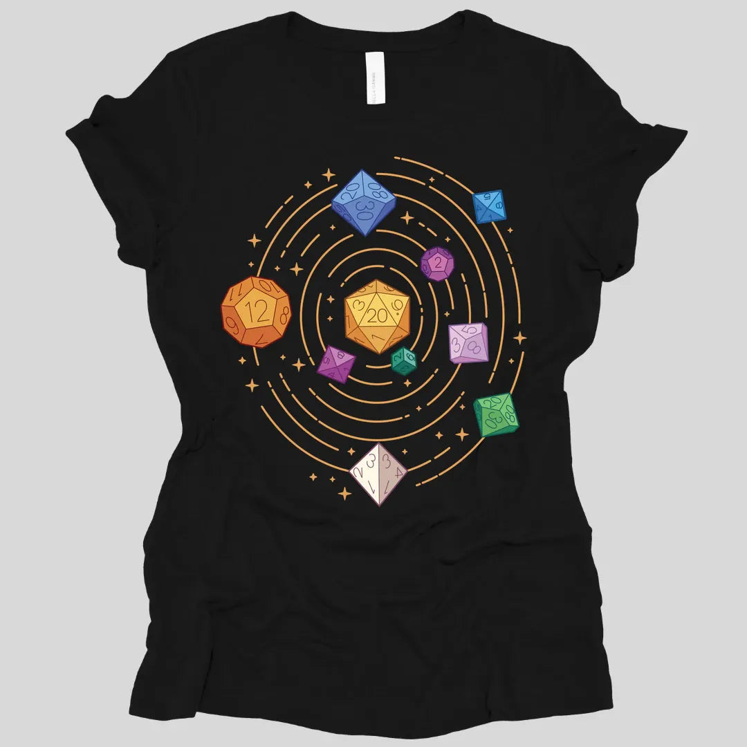 Space Dice Solar System Women's T-shirt