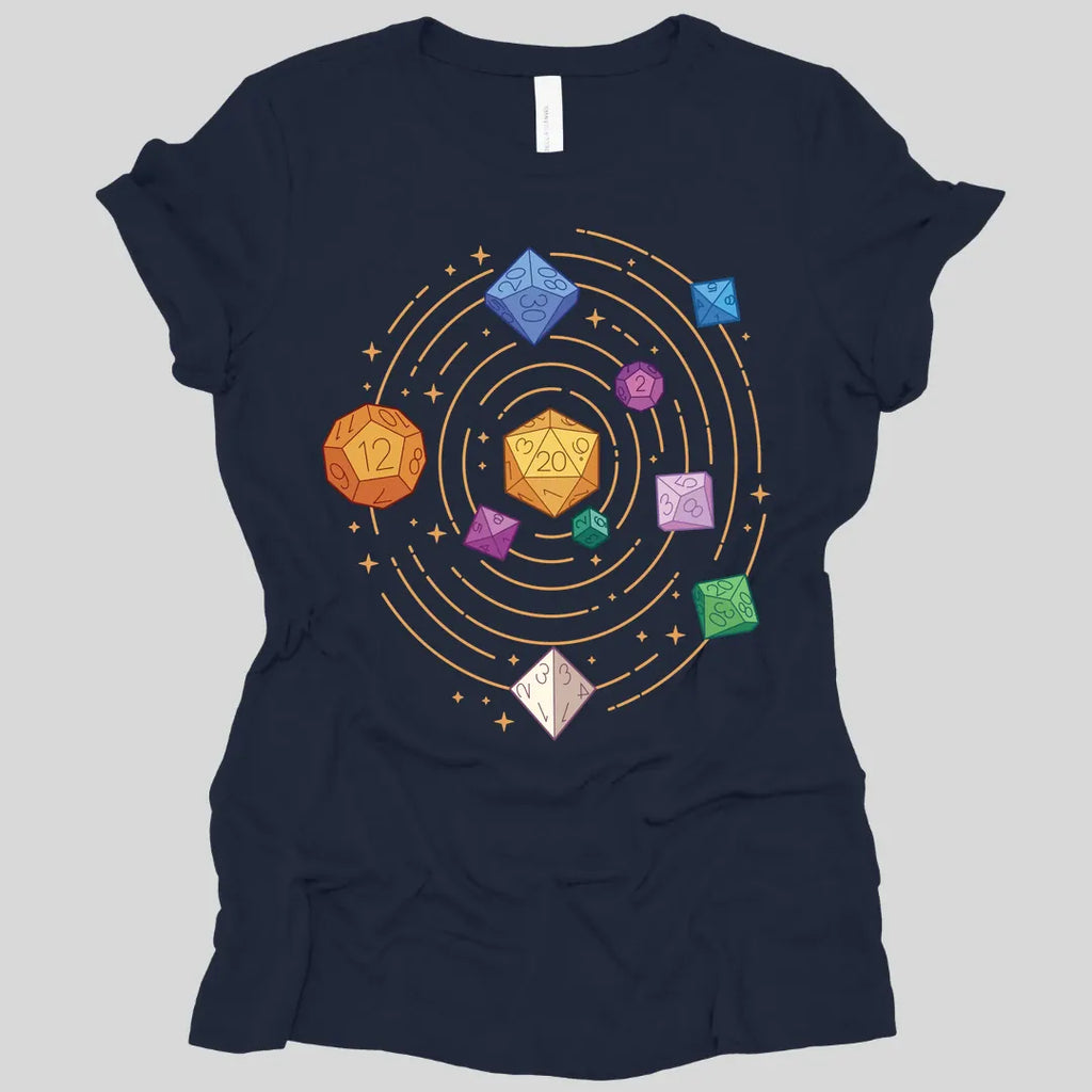 Space Dice Solar System Women's T-shirt