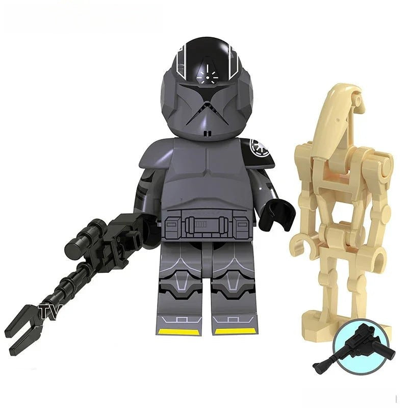Spark Clone Trooper & Droid Star Wars Minifigure Toy