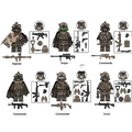 Special Forces Soldiers ghost Recon Set of 6 Minifigure Toy 1