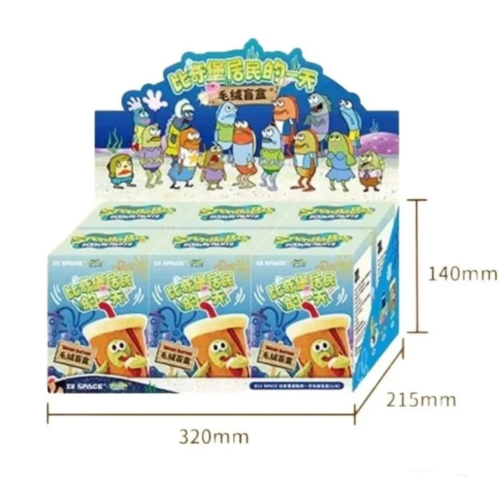 SpongeBob SquarePants Bikini Bottom Residents Series Pendant Plush Blind Box