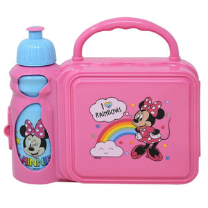 Minnie Mouse Lunch Box Combo with Water Bottle Kids Set