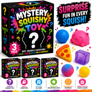 Pack of 3 Random Assortment Squishy Toys