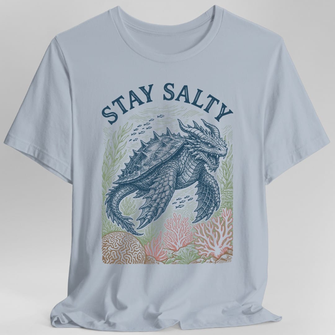 Stay Salty Dragon Turtle T-Shirt