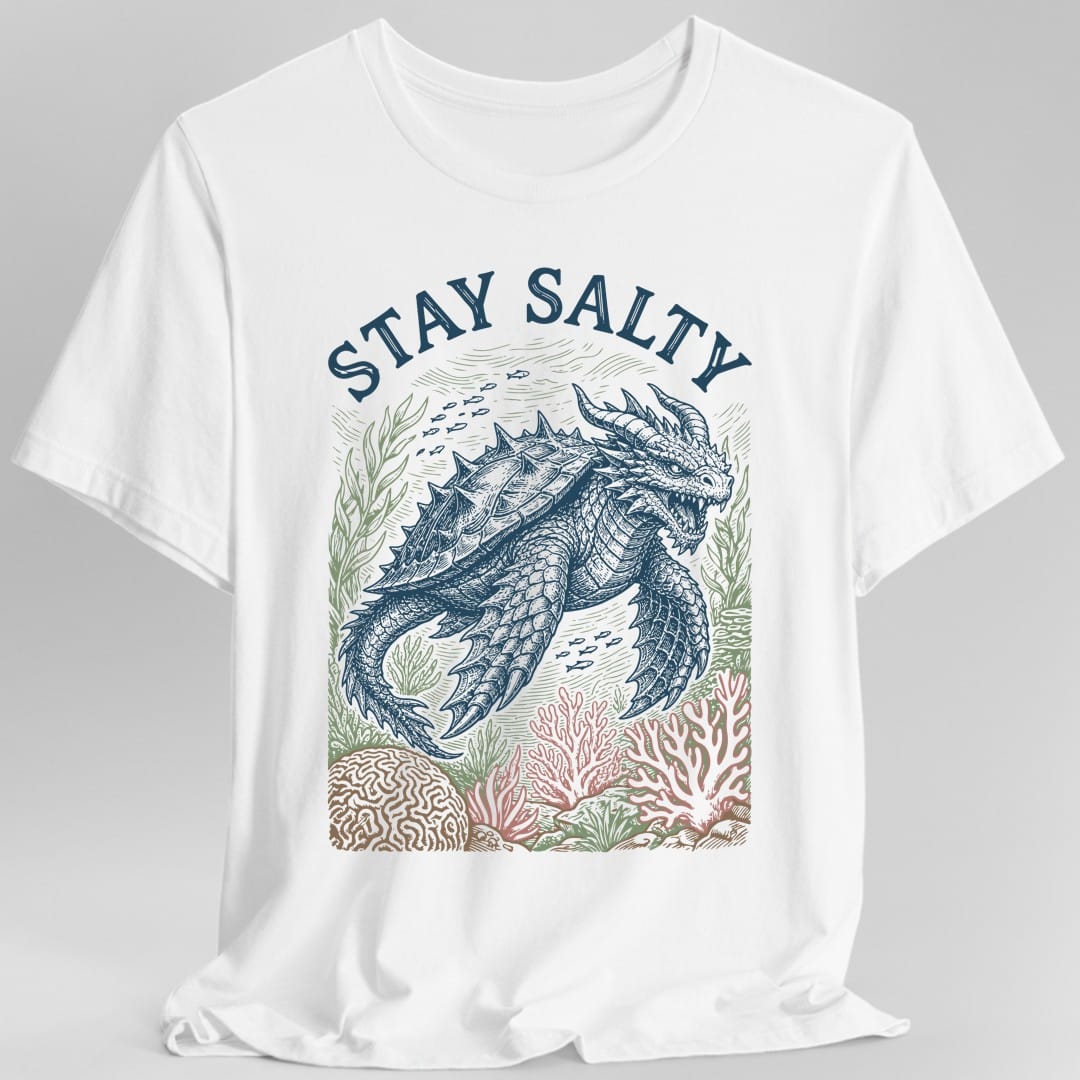 Stay Salty Dragon Turtle T-Shirt