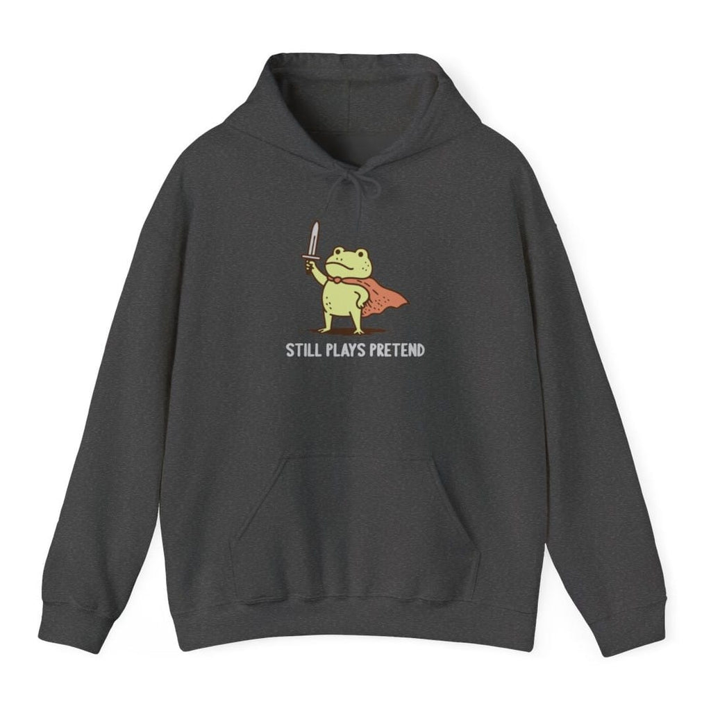 Still Plays Pretend Frog Hoodie