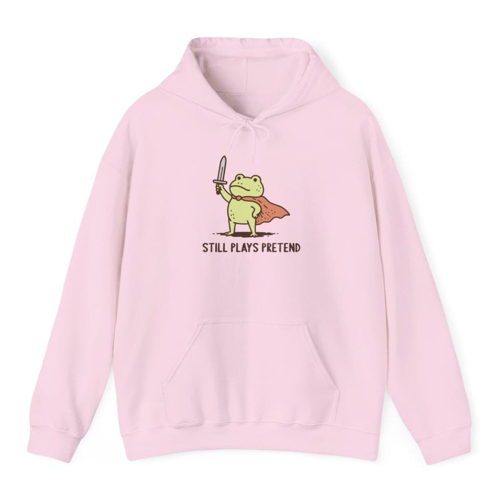 Still Plays Pretend Frog Hoodie