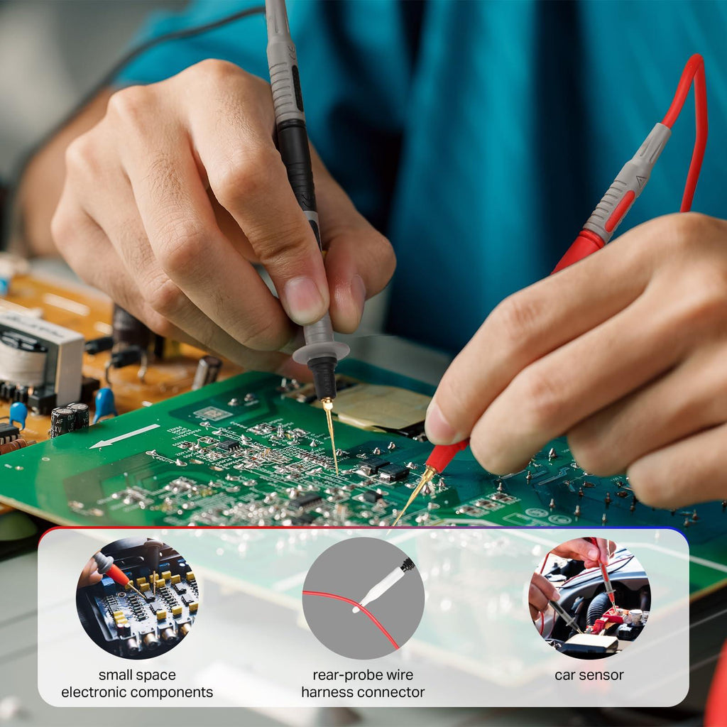 PowerBear Multimeter Test Leads Kit with Storage Bag