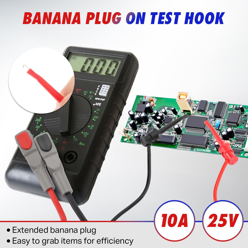 PowerBear Multimeter Test Leads Kit with Storage Bag